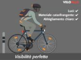 Ciclista illuminato