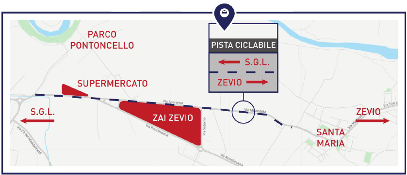 Una ciclabile per Zevio e San Giovanni in via Speranza (petizione)