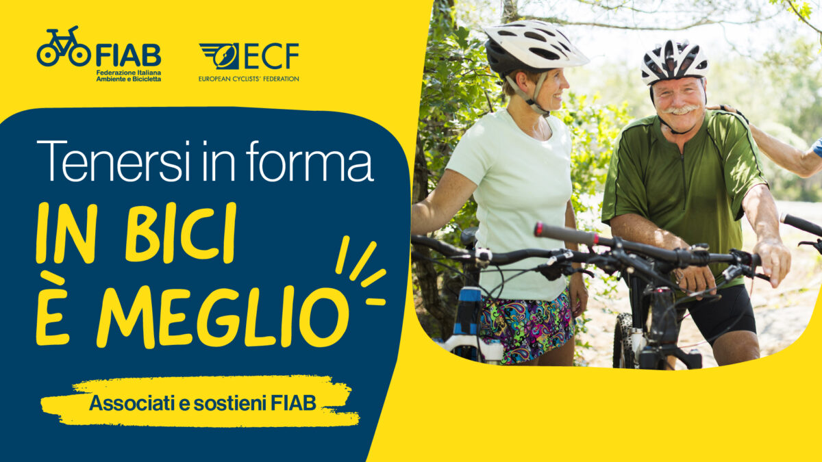 FIAB Tesseramento 2025 (campagna In bici è meglio) - FB-Post 03 (tenersi in forma)